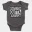 Straight Outta Alwarpet Short Sleeve Baby Onesie in Charcoal Color